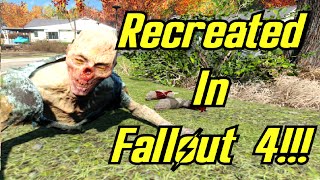 The Walking Dead Season 1 Trailer - Recreated in Fallout 4 (MODS!)