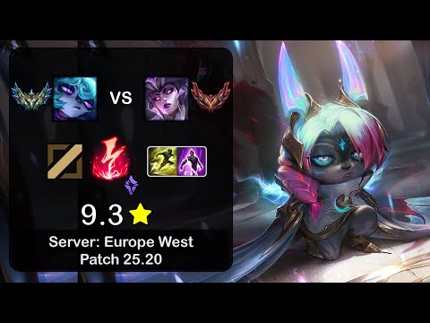 Vex Mid vs Syndra - EUW Challenger - Patch 25.20
