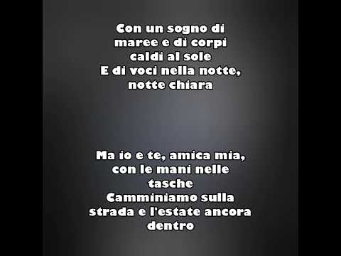 Nomadi - Gli Aironi Neri (Testo)