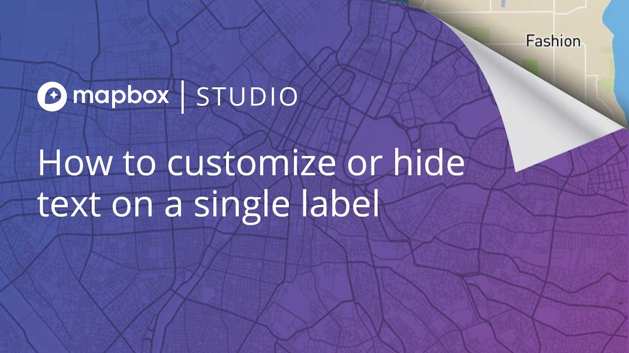 Customize label text for a single label Help Mapbox