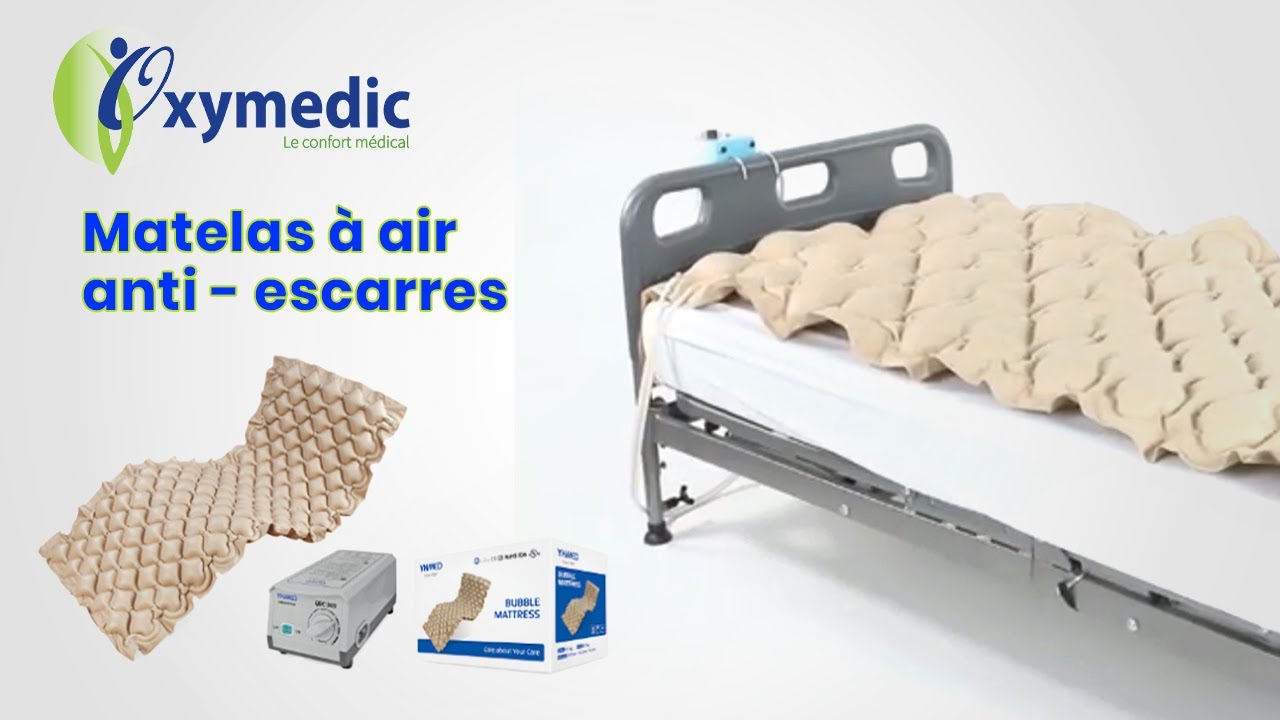 Matelas à air anti-escarres pour lit médicalisé