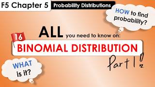 Lesson 16: BINOMIAL DISTRIBUTIONS [PART 1] | SPM Add Maths | F5 Chapter 5 Probability Distributions