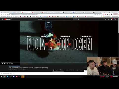 coscu reacciona a NO ME CONOCEN REMIX con bandido y rei