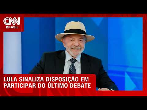 Lula sinaliza disposição em participar do último debate eleitoral | BASTIDORES CNN