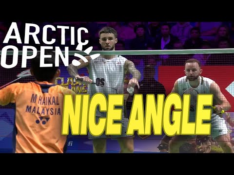【Nice Angle】CHOONG/HAIKAL (MAS) vs. LANE/VENDY (ENG) - SF - Arctic Open 2025 Badminton #arcticopen