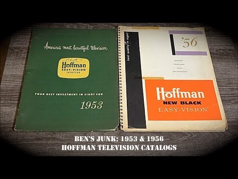 Oddity Archive: Episode 195.5 – Ben’s Junk: 1953 & 1956 Hoffman Television Catalogs