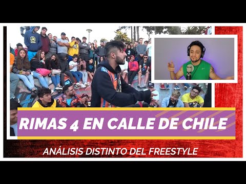 RIMAS QUE SON UN 4 EN CALLE - CHILE - ANALISIS DISTINTO DEL FREESTYLE - REACCION - TUTANKAFLOW