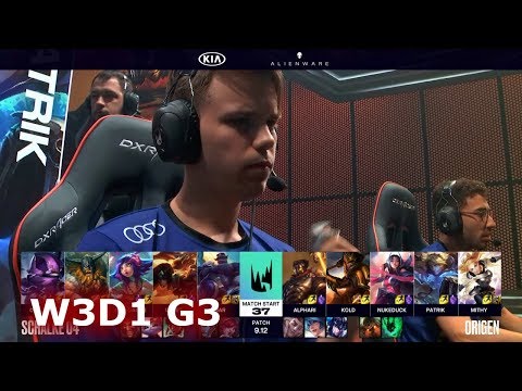 Schalke 04 vs Origen | Week 3 Day 1 S9 LEC Summer 2019 | S04 vs OG W3D1