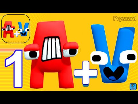 Merge Alphabet Monster Run 3d - Gameplay Walkthrough Part 1 Merge Battles Alphabet Lore (Android)