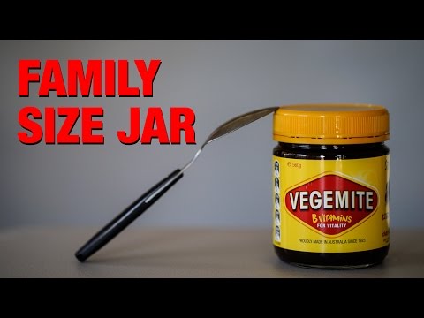 Vegemite eating challenge... bad idea