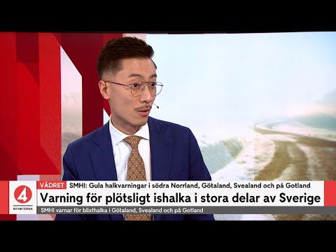 Varning för plötslig ishalka i stora delar av landet  | Nyhetsmorgon | TV4 & TV4 Play