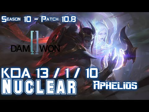 DWG Nuclear APHELIOS vs EZREAL ADC - Patch 10.8 KR Ranked