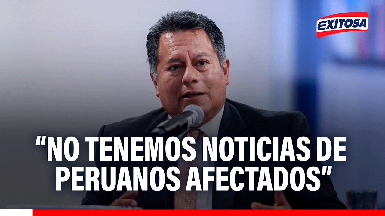 🔴🔵Israel es el lugar más crítico para peruanos, indica Pedro Bravo: “Hay 3100 empadronados”