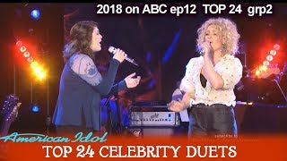 Shannon O'Hara and CAM Duet “Burning House”  Top 24 Celebrity Duets American Idol 2018