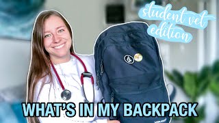 WHAT'S IN MY BACKPACK 2020: VET SCHOOL EDITION 🩺