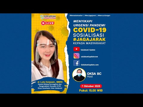 Menyikapi Urgensi Pandemi COVID-19 Sosialisasi #jagajarak kepada Masyarakat