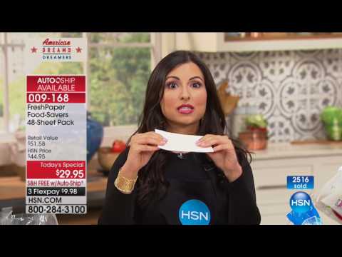 HSN | Kitchen Innovations featuring FreshPaper 08.07.2017 - 12 AM