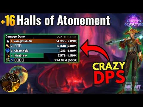 STEAMROLLING Through Halls As Brewmaster! | +16 Halls of Atonement Brewmaster Monk PoV