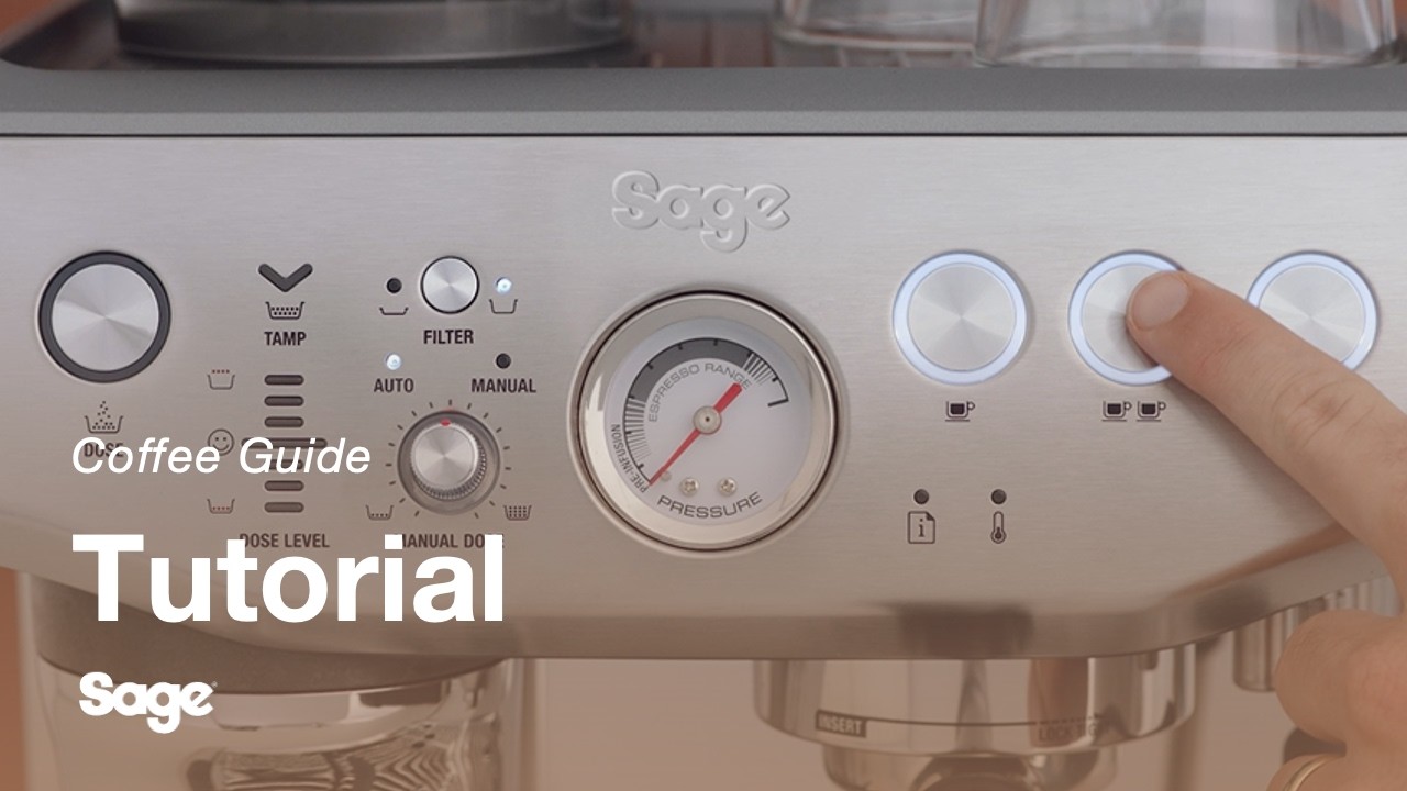 How to adjust the shot volume and temperature