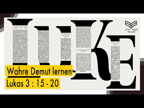 Wahre Demut lernen | Jugendgottesdienst vom 07.09.2024