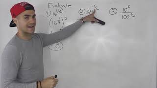 MCR3U - Evaluate Rational Exponent Expressions Part 1 - Grade 11 Functions