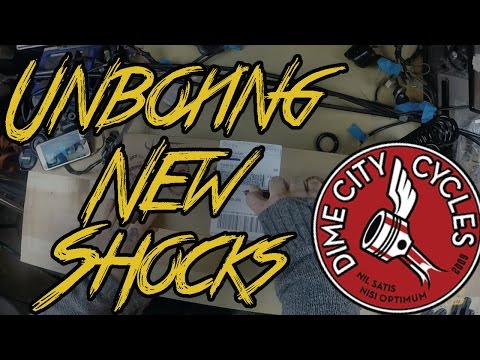 NEW SHOCKS!!! A Dime City Cycles Unboxing.