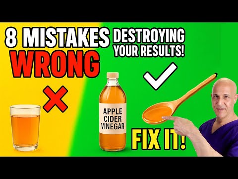 蘋果醋的 8 個錯誤正在毀掉您的成果！  曼德爾博士 (8 Apple Cider Vinegar Mistakes That Are RUINING Your Results!  Dr. Mandell)