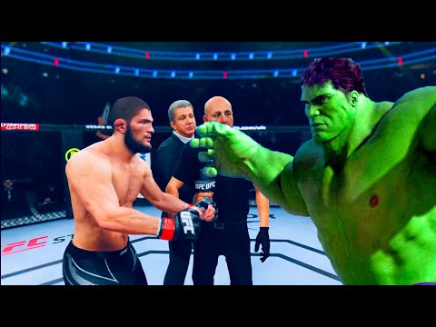 🦅 Khabib Nurmagomedov vs. Incredible Hulk (EA Sports UFC 4)