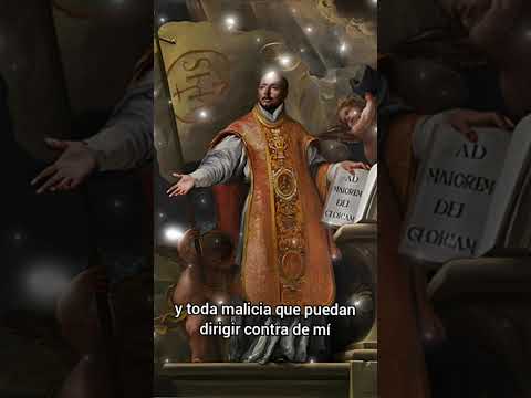 San Ignacio de Loyola para alejar mala personas #oracion #proteccióndivina #sanignaciodeloyola #amen