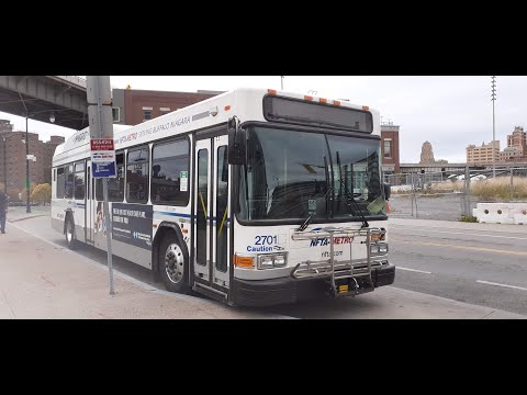 NFTA Metro Ride Route 24X Outbound [FULL ROUTE] Bus 2701 - 2007 Gillig Hybrid