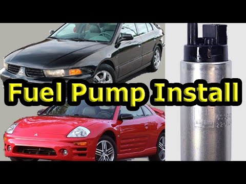 Installing a Walbro 255 hp Fuel pump in an Eclipse or Galant.