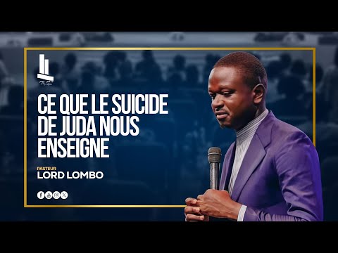 What Judas's suicide teaches us || PASTOR LORD LOMBO