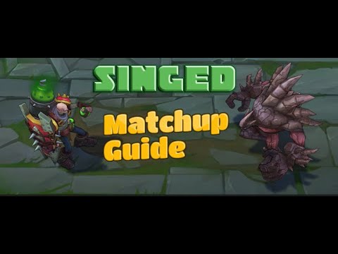 Singed Match-up Guide vs Malphite | Season 10 Singed Guide | Full Game Commentary