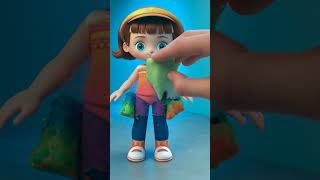 So Much Fun With Sponge Painting! 🧽💖 Easy Art For Kids! 😄✨ #DIYForKids #CreativeCrafts