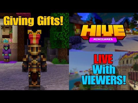 EPIC Minecraft Hive LIVE: FREE gifts for viewers!
