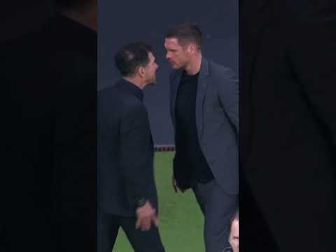 Diego Simeone got heated on the touchline 😤#UCL