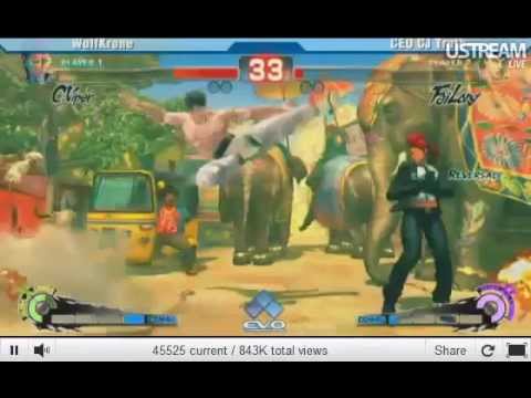 EVO 2011 - SSF4 AE - Wolfkrone (C.Viper) vs. CJ Truth (Fei Long)