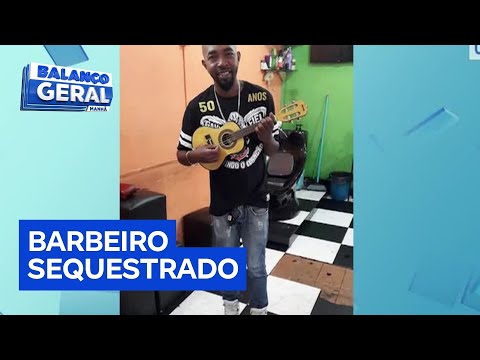 Amigos e parentes procuram barbeiro sequestrado na rua de casa na Grande São Paulo