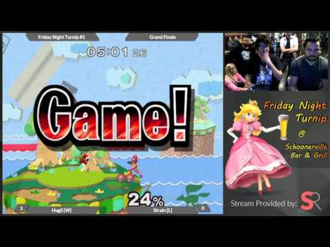 Friday Night Turnip #1 - HugS (Samus) vs. Strain (Fox) - Grand Finals