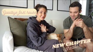 Saying goodbye to our first home together *packing chaos*