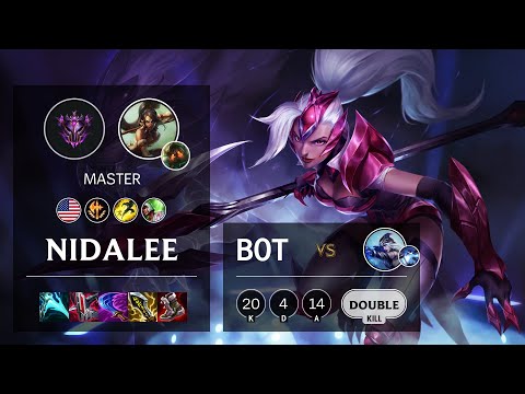 Nidalee Bot vs Ashe - NA Master Patch 11.24b