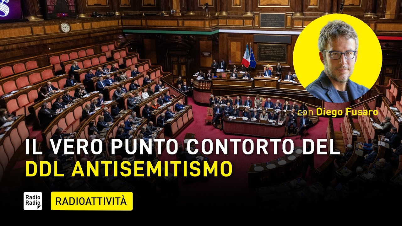 DDL antisemitismo, il punto sfuggito a molti che mette fuori gioco anche la logica