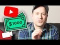 How Many Subs Do You Need to make $1,000 on YouTube?