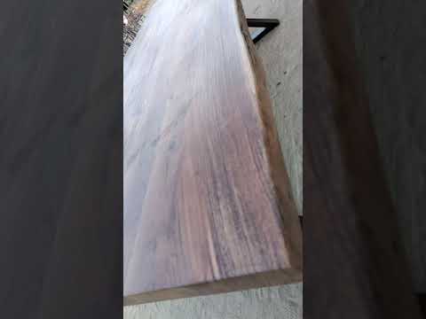 Natural walnut acacia wood live edge slabs