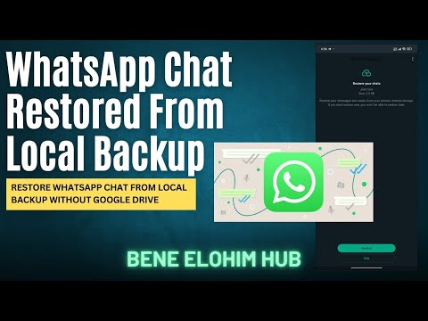 So stellen Sie WhatsApp-Chats aus einem lokalen Backup wieder her | WhatsApp-Backup-Wiederherstel...