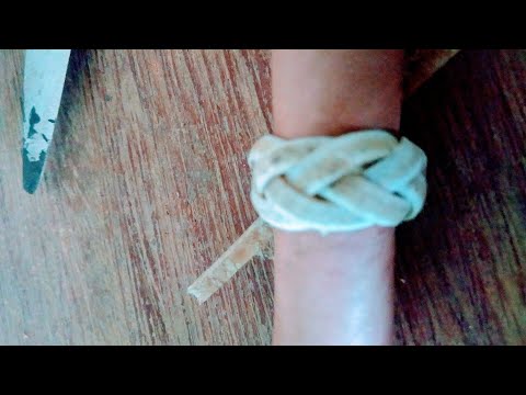 Como fazer cinquinho simples . Trabalho em couro !