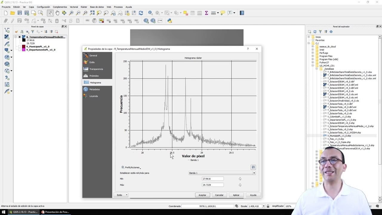 QGIS Desktop - Ver capas vectoriales, tablas, grillas, GDB y metadatos