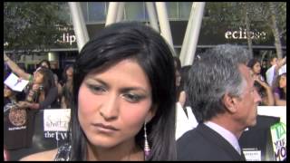 Tinsel Korey Interview - Twilight: Eclipse video