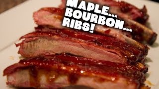 Maple Bourbon Ribs on the REC TEC Pellet Grill