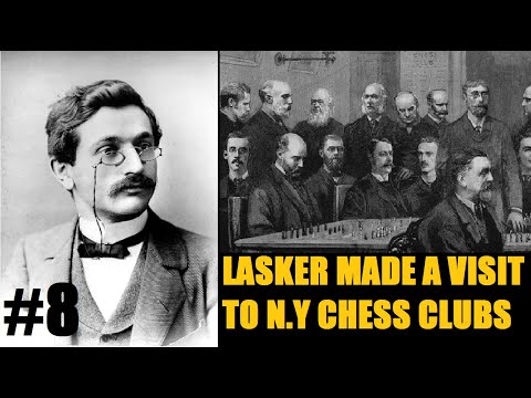 Mind Blowing Attack: Emanuel Lasker vs Edward Olly - New York (1892) #8